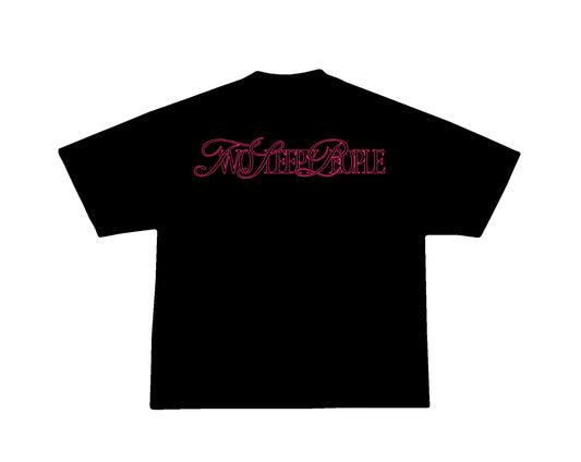 Two Sleepy People T-Shirt (Dark Mode)