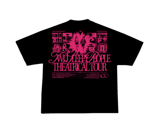 Two Sleepy People T-Shirt (Dark Mode)