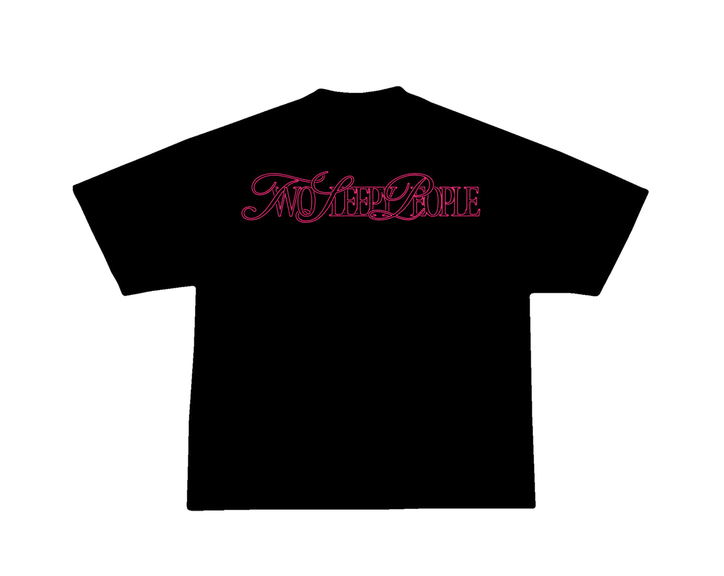 Two Sleepy People T-Shirt (Dark Mode)